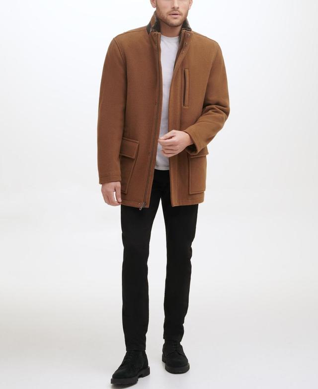 Cole Haan Mens Wool Plush Car Coat Product Image