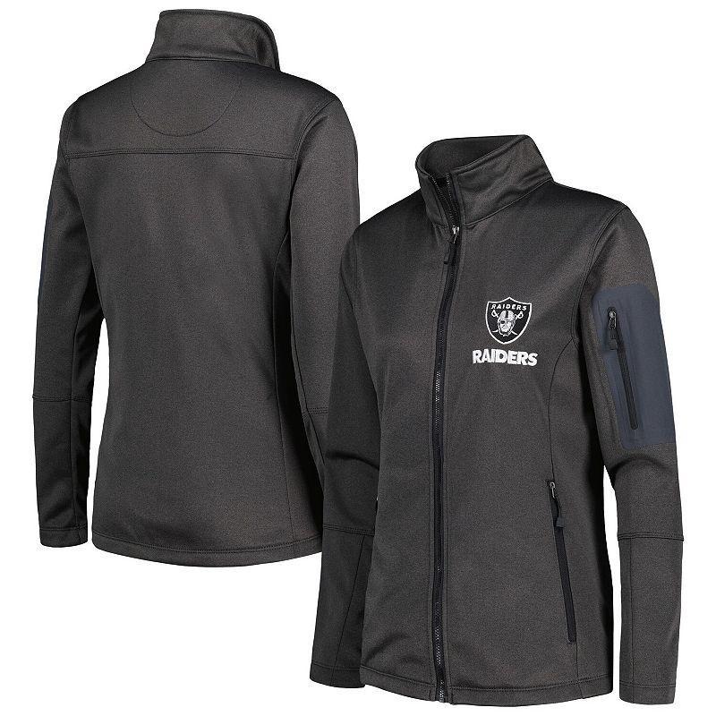 Womens Dunbrooke Heather Black Las Vegas Raiders Freestyle Teflon Shield Full-Zip Jacket Product Image