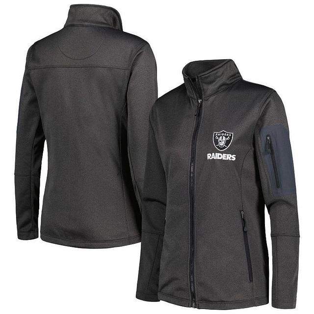 Womens Dunbrooke Heather Black Las Vegas Raiders Freestyle Teflon Shield Full-Zip Jacket Product Image