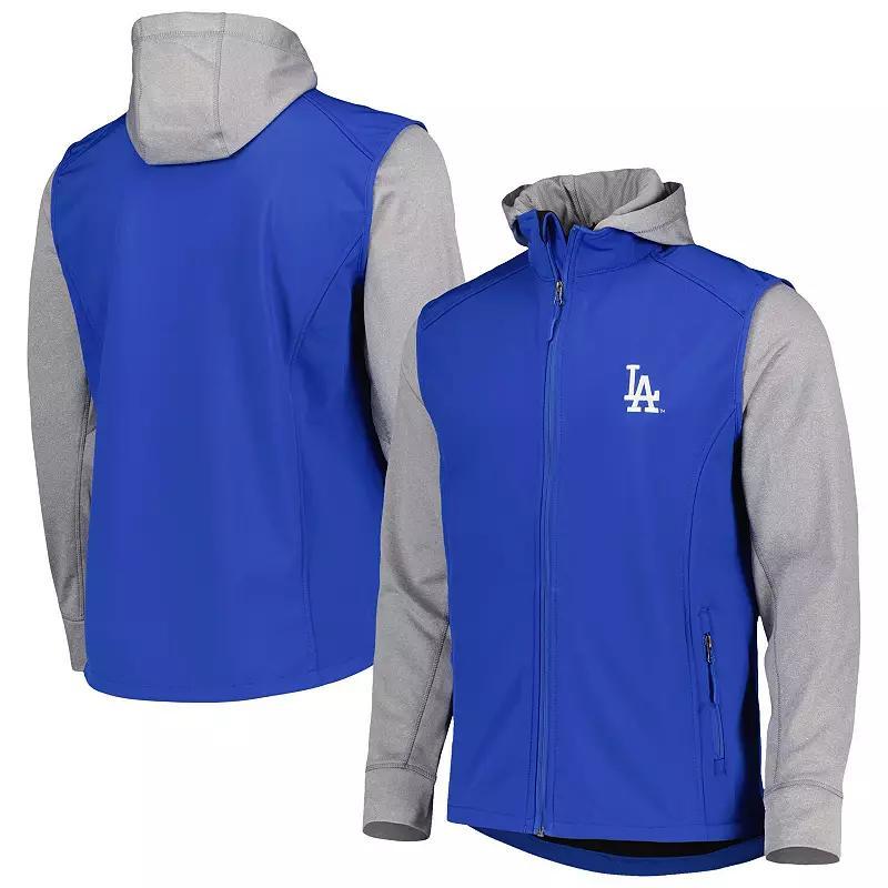 Mens Dunbrooke Royal/Heather Gray Los Angeles Dodgers Alpha Full-Zip Jacket Product Image