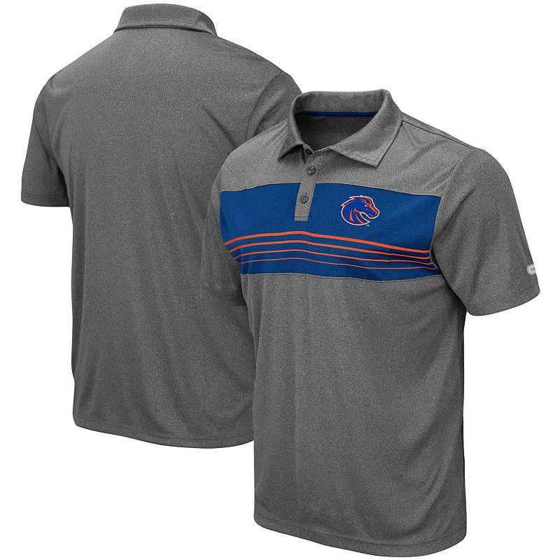 Mens Colosseum Heathered Charcoal Georgetown Hoyas Smithers Polo Product Image