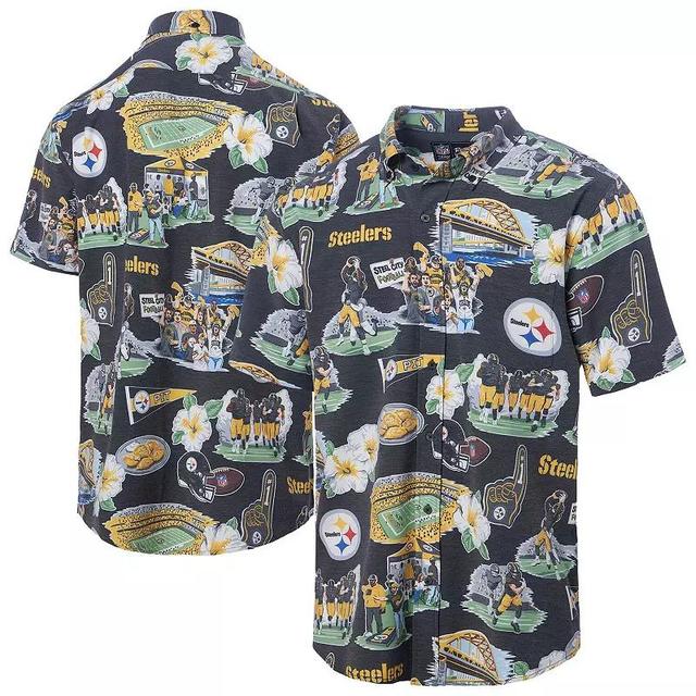 Mens Reyn Spooner Pittsburgh Steelers Scenic Button-Down Shirt Product Image