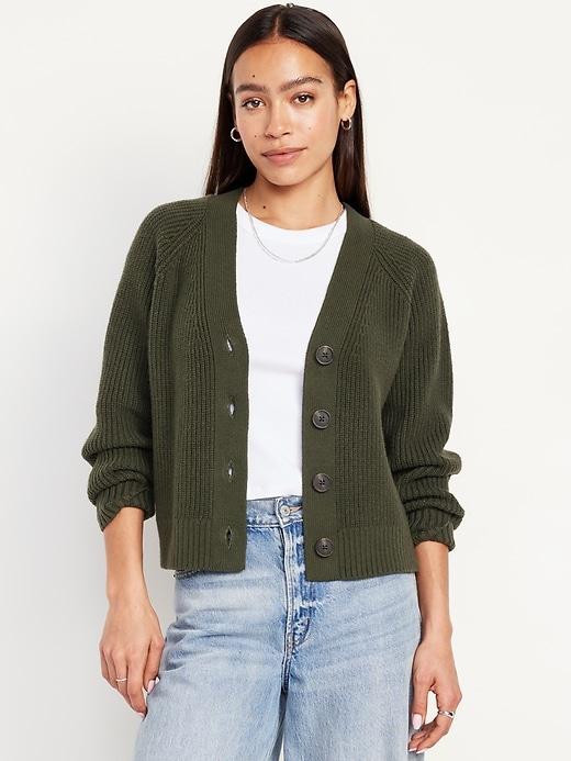 Shaker-Stitch Cardigan product image