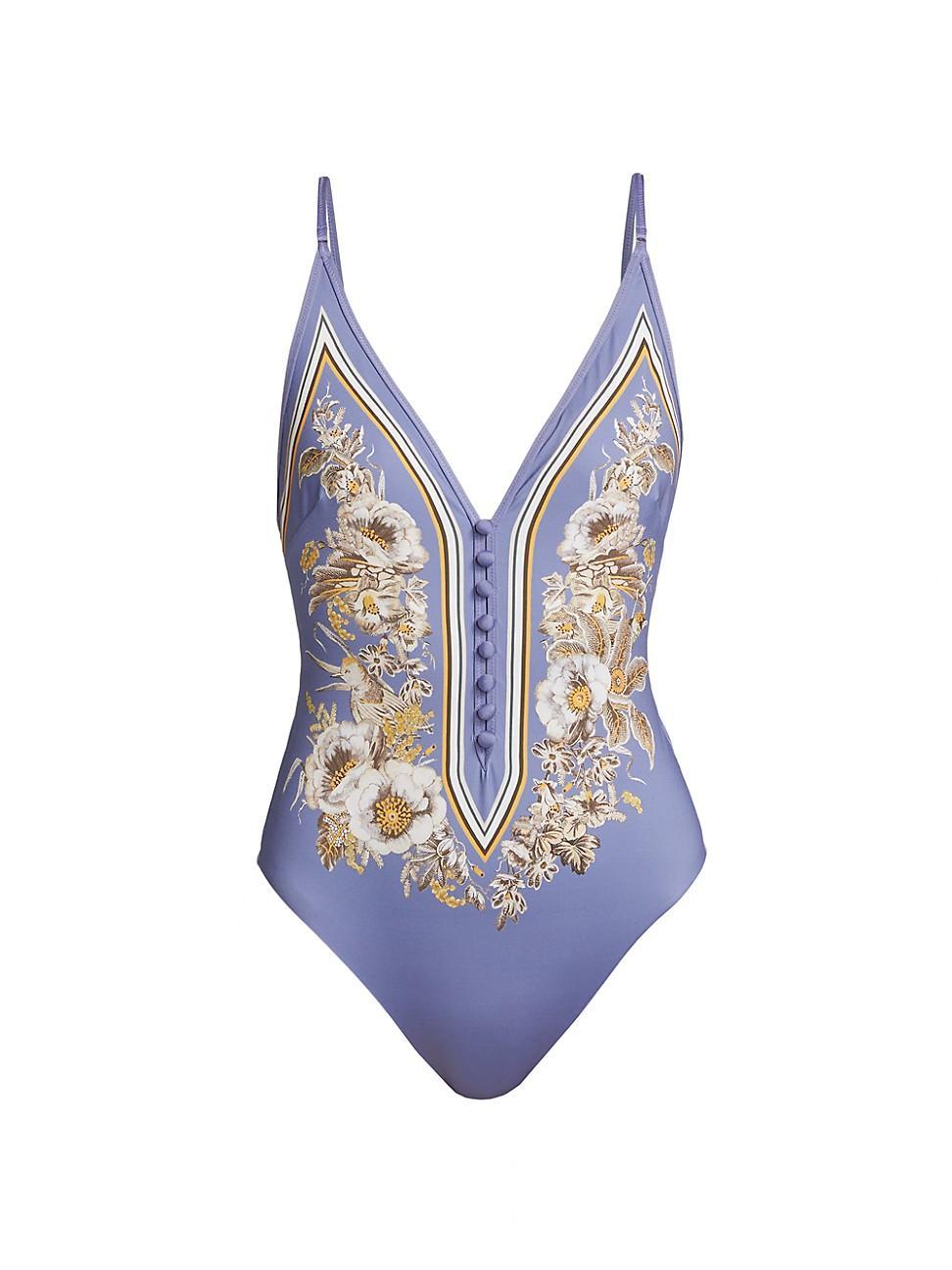 Womens Ottie Floral One-Piece Swimsuit Product Image