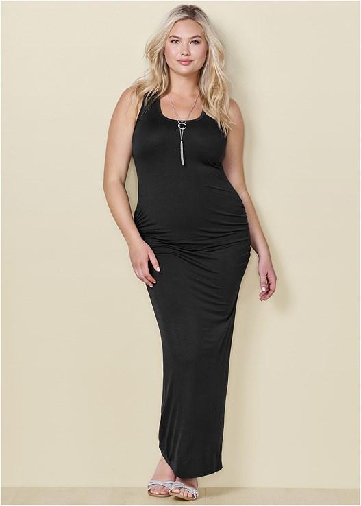 Ruched Tank Maxi Dress Product Image