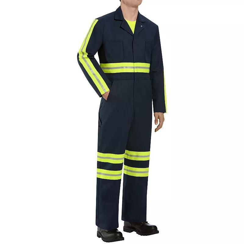 Mens Red Kap Enhanced Visibility Coverall Blue Product Image