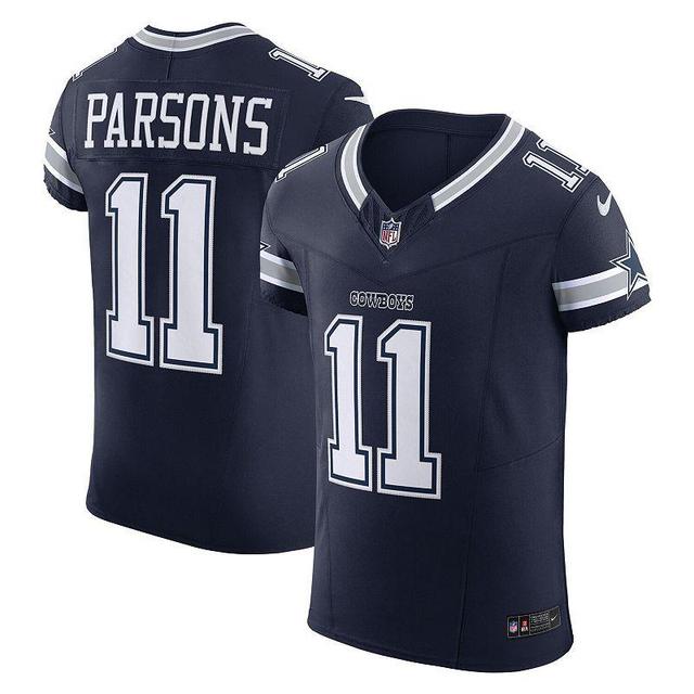 Mens Nike Micah Parsons Navy Dallas Cowboys Vapor F.U.S.E. Elite Jersey COW Blue Product Image