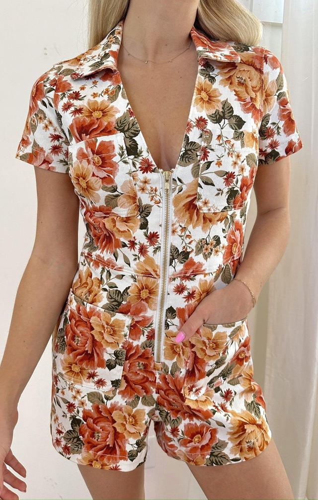 Ranch Romper ~ Desert Rose Denim Product Image