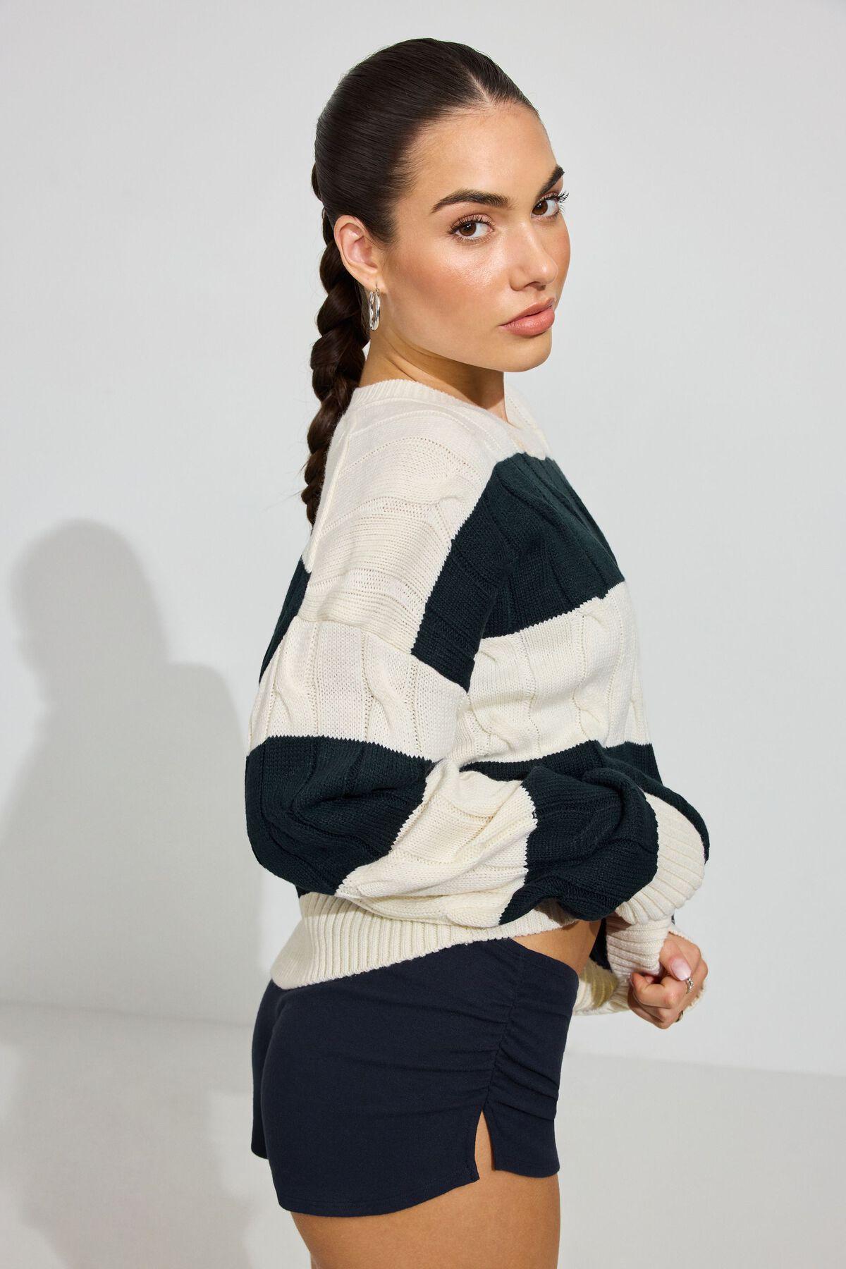 Oversized Cable Sweater Product Image