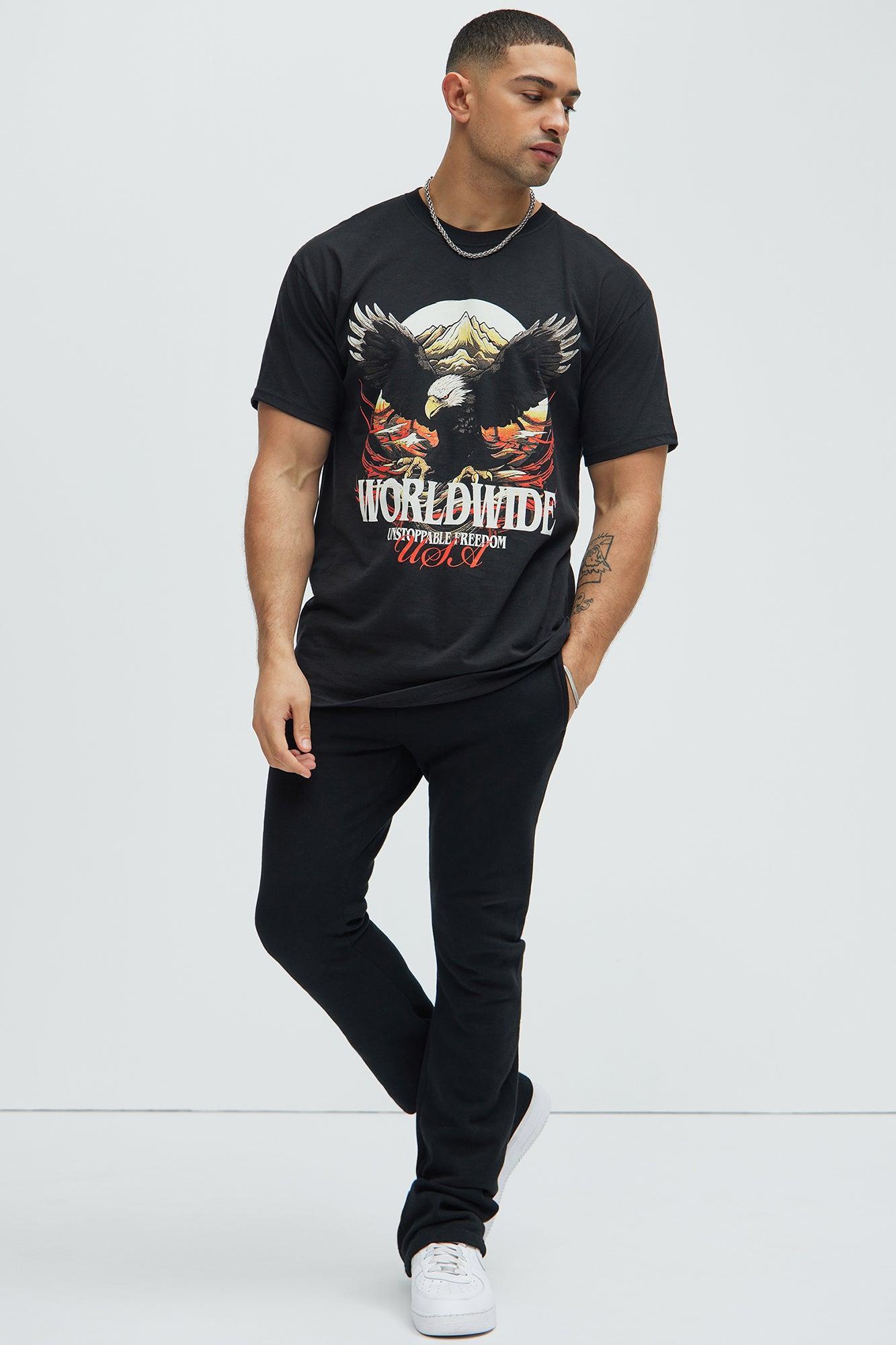 Worldwide Unstoppable Freedom USA Short Sleeve Tee - Black Product Image