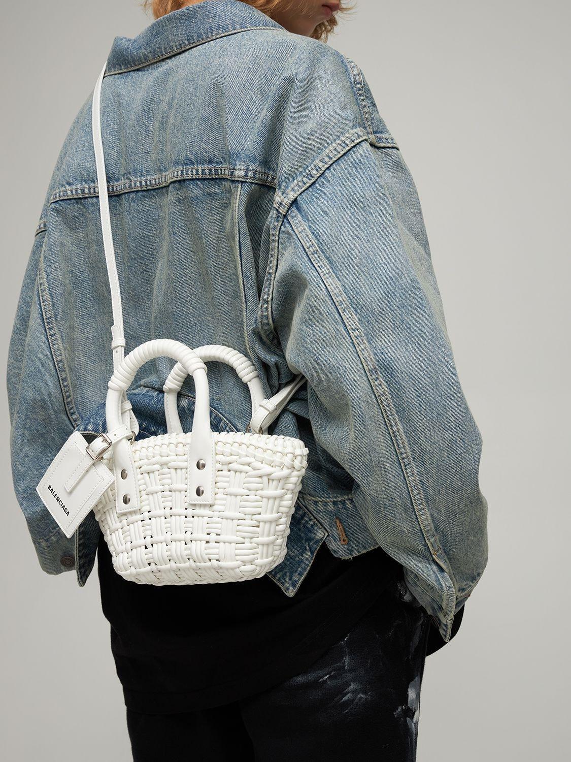 Bistro Xxs Woven Tote In Optic White Product Image