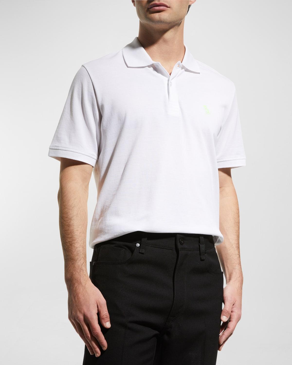 Mens Pima Cotton Knit Polo Shirt Product Image