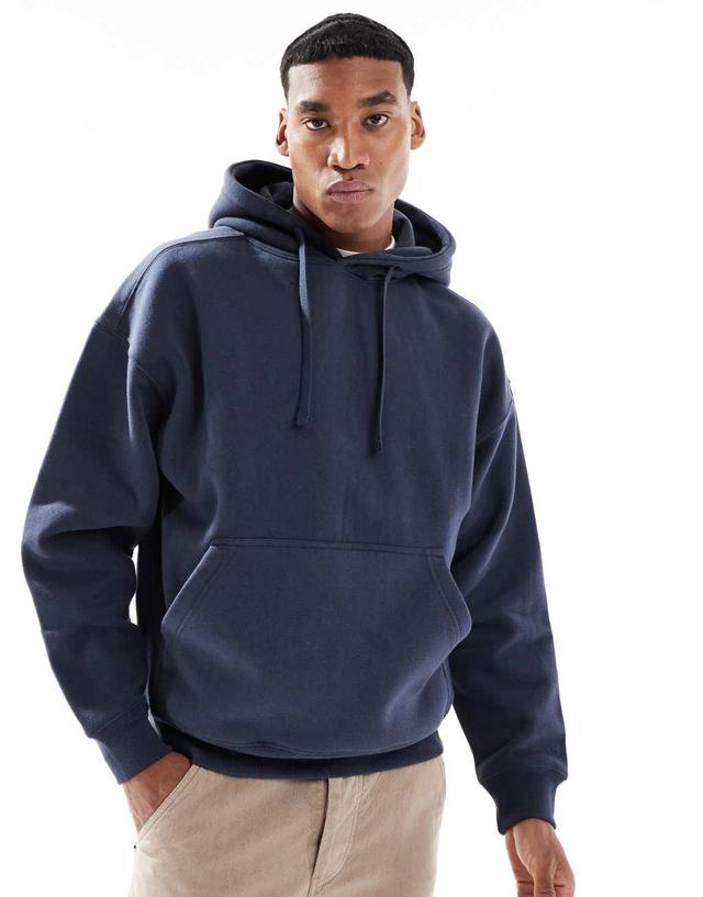 Pull&Bear hoodie in navy Product Image