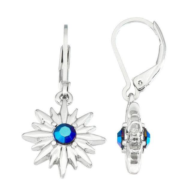 Simply Vera Vera Wang Starburst Drop Earrings, Womens, Blue Product Image