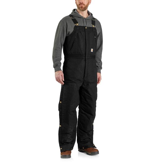 Carhartt 105470 Loose Fit Firm Duck Bib Overalls - Insulated, Factory Seconds Product Image