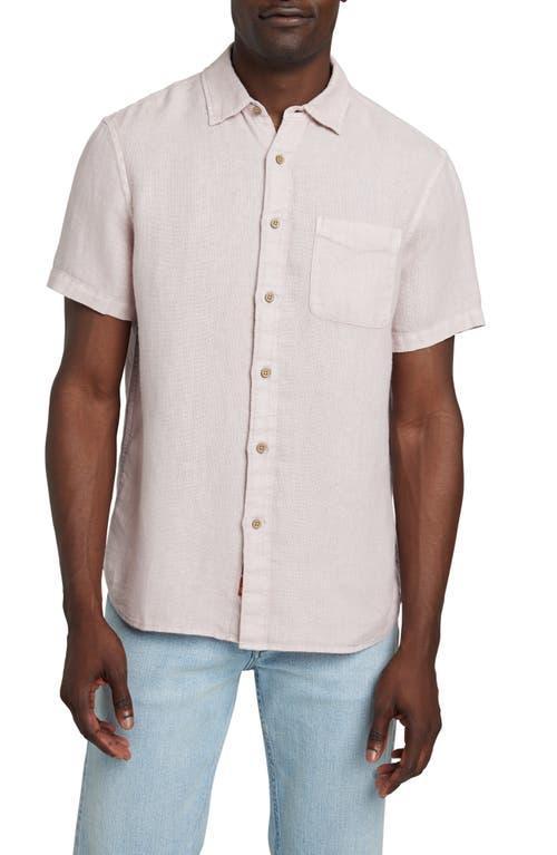 Faherty Mens Laguna Short Sleeve Linen Button-Up Shirt Product Image