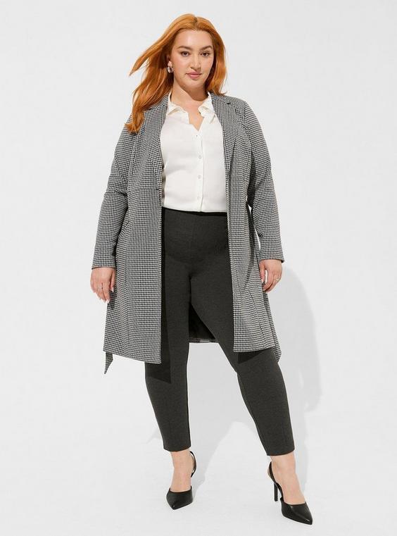 High-Rise Pull On Pencil Skinny Luxe Ponte Pant Product Image