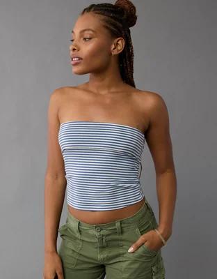 AE It Knit Foldover Tube Top Product Image