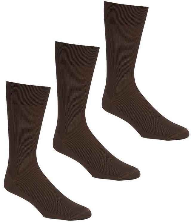 Gold Label Roundtree & Yorke Rib Crew Socks 3-Pack Product Image