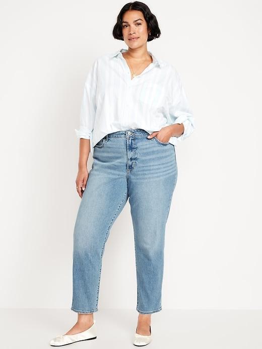 High-Waisted OG Straight Ankle Jeans Product Image