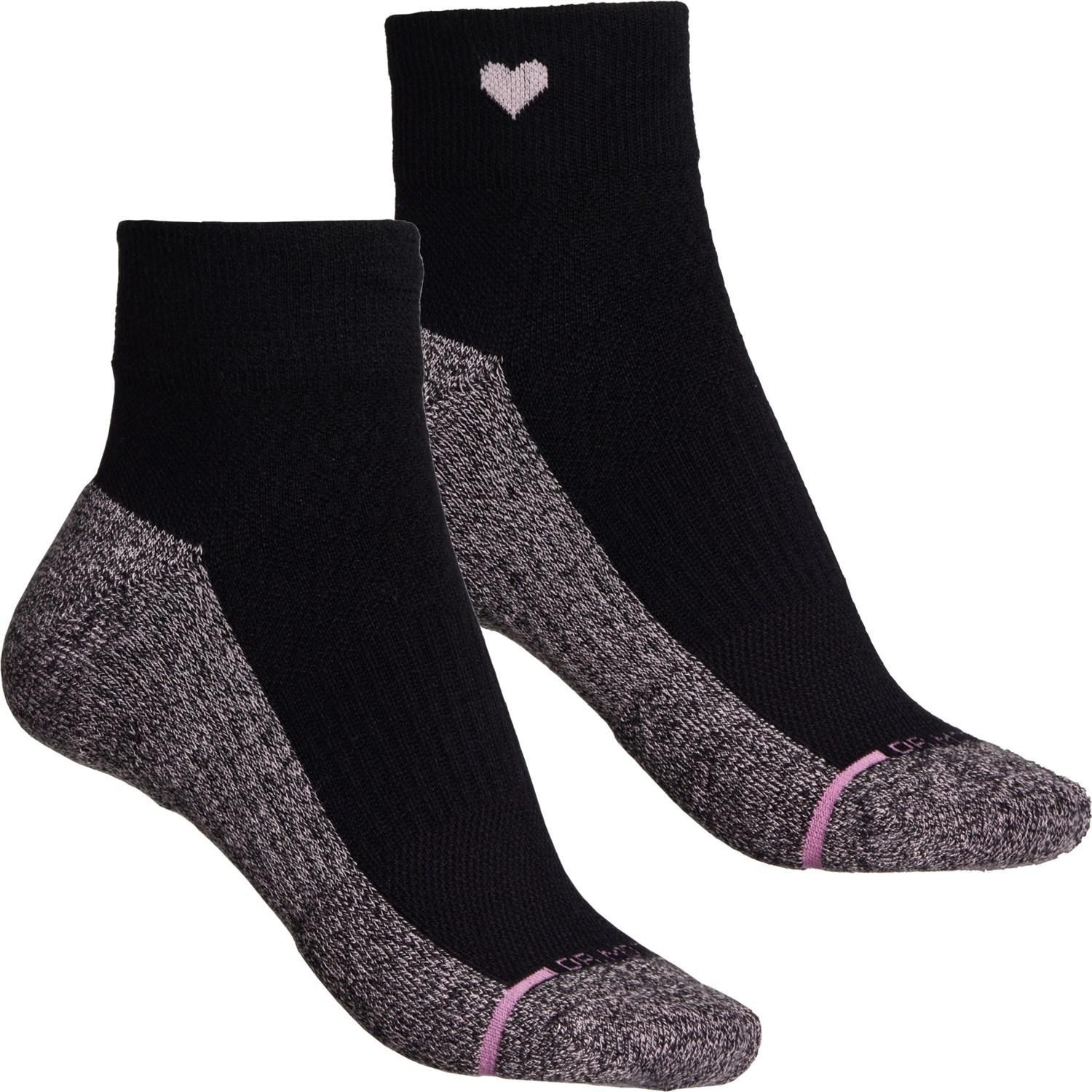 DR MOTION Everyday Compression Socks - 2-Pack, Quarter Crew (For Women) Product Image