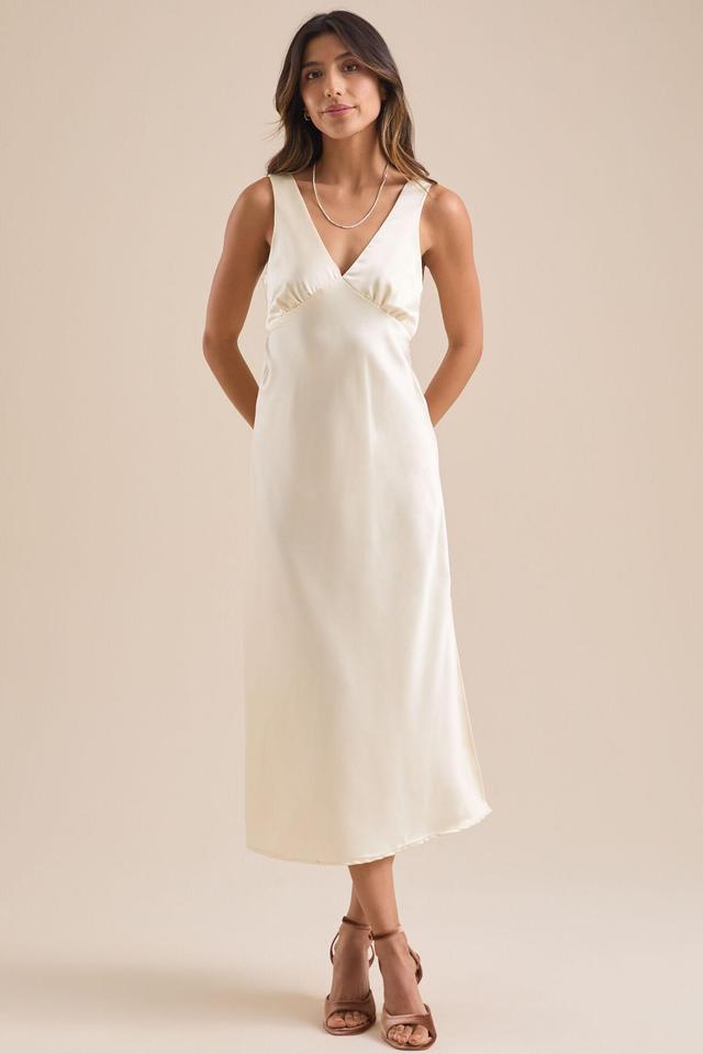 Andie Satin Midi Dress Product Image