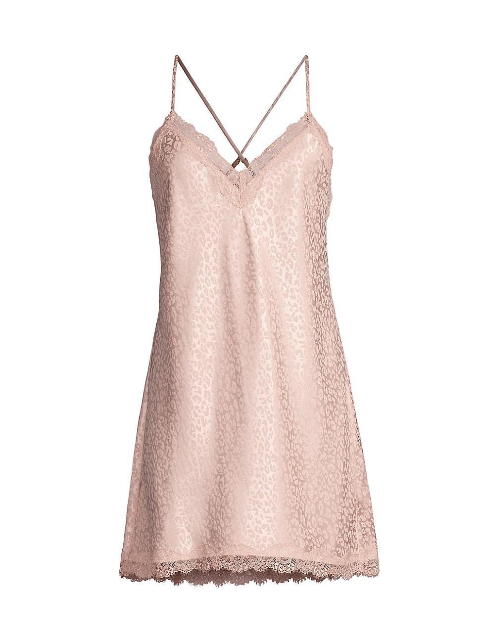 Womens Beatrice Jacquard & Lace Slip Product Image