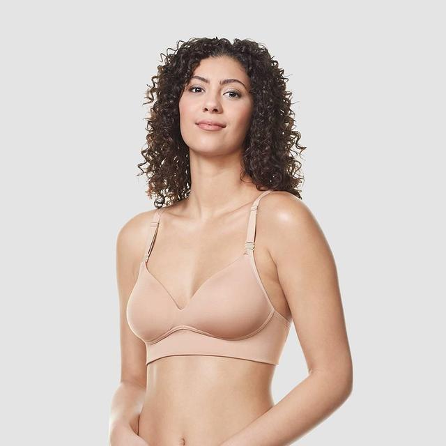 Simply Perfect by Warners Womens Longline Convertible Wirefree Bra - Toasted Almond 36C Product Image