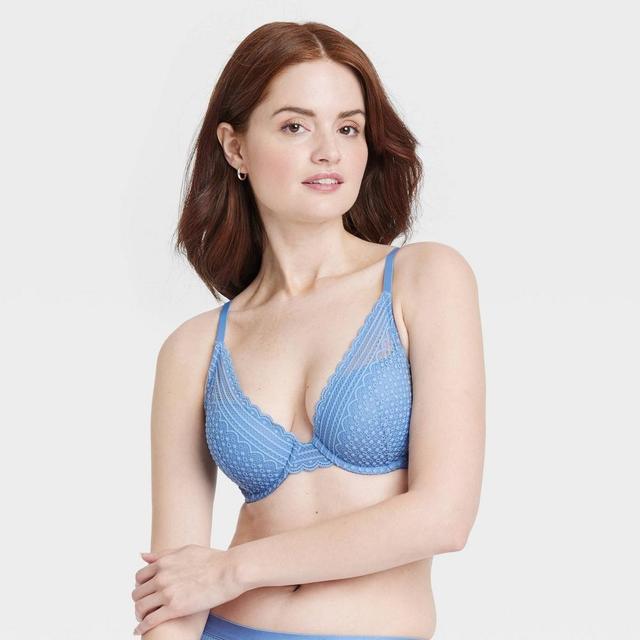 Womens Plunge Push-Up Bra - Auden Blue Twilight 36C Product Image