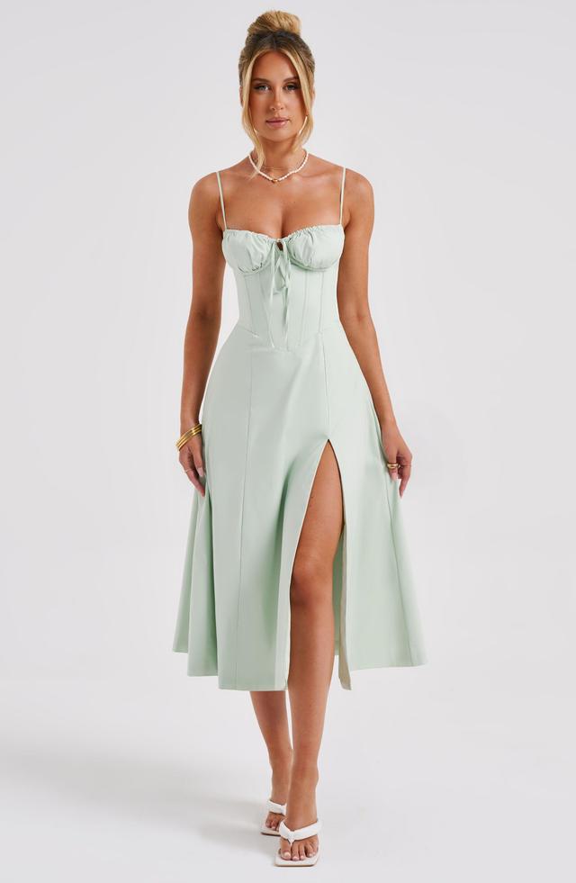 Deanna Midi Dress - Sage Product Image