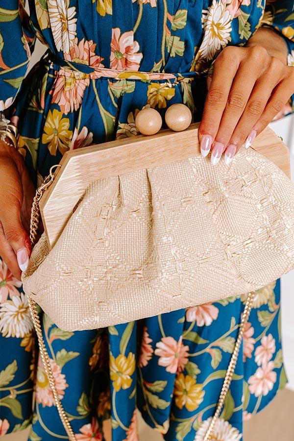 Vacay Ways Raffia Woven Purse Product Image