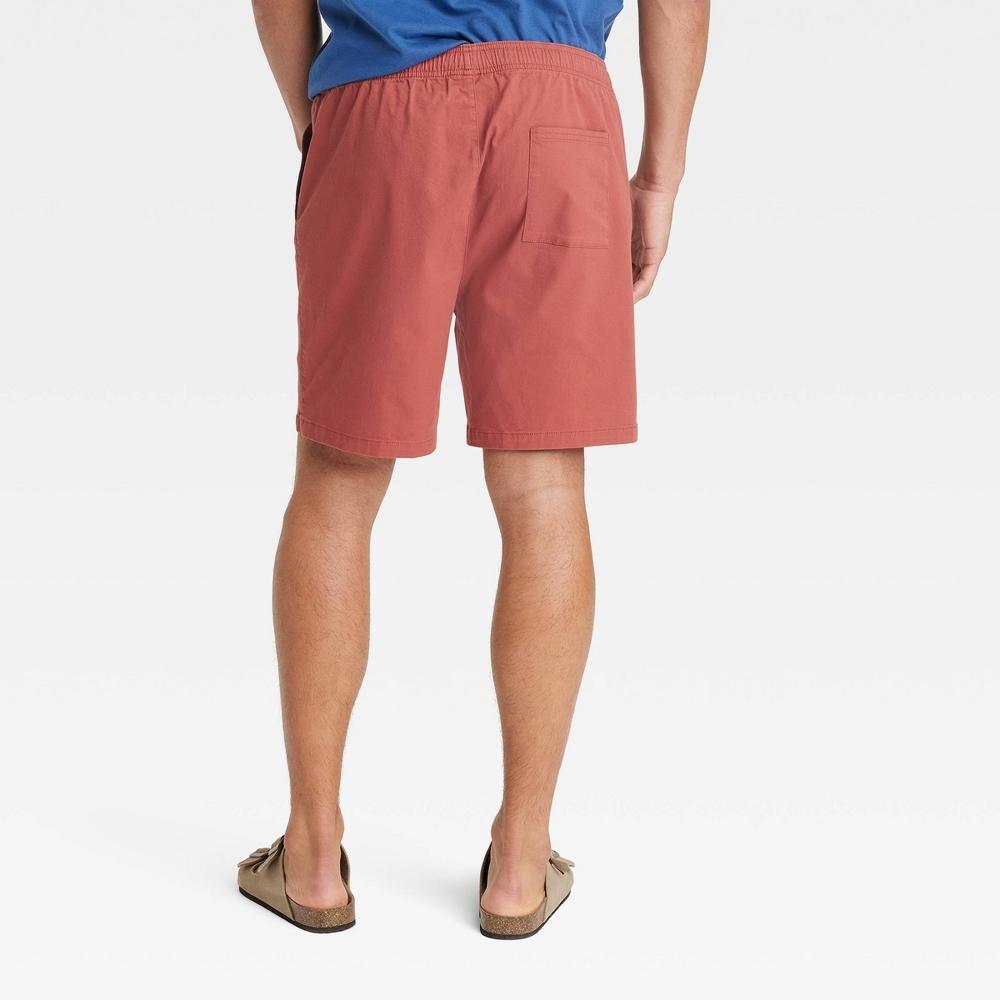 Mens 7 Everyday Pull-On Shorts - Goodfellow & Co Drama Red XL Product Image