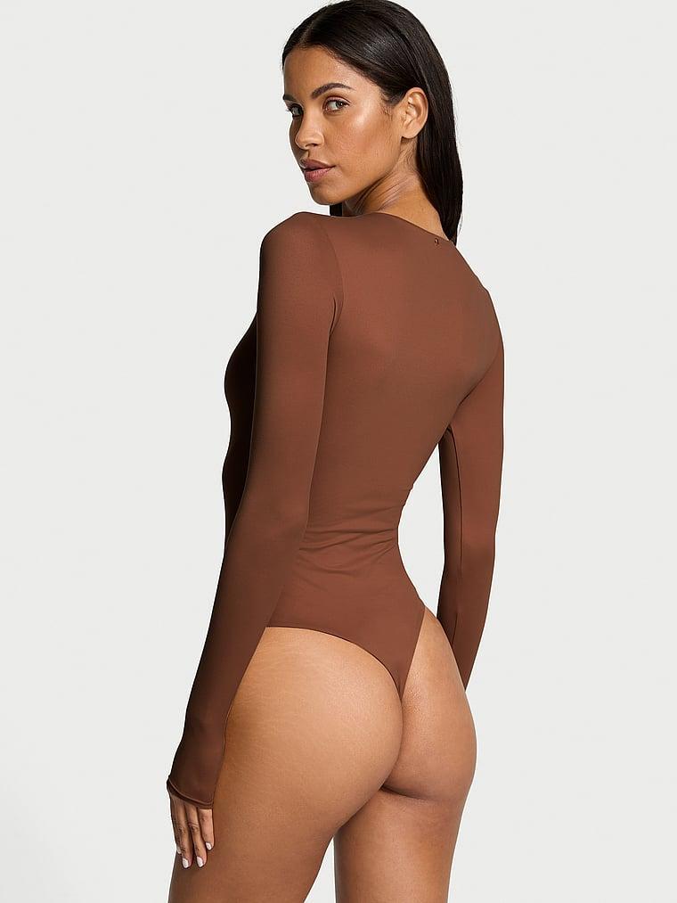 BODYWEAR by Victoria with FeatherSoft™ Innovation Long-Sleeve Bodysuit Product Image