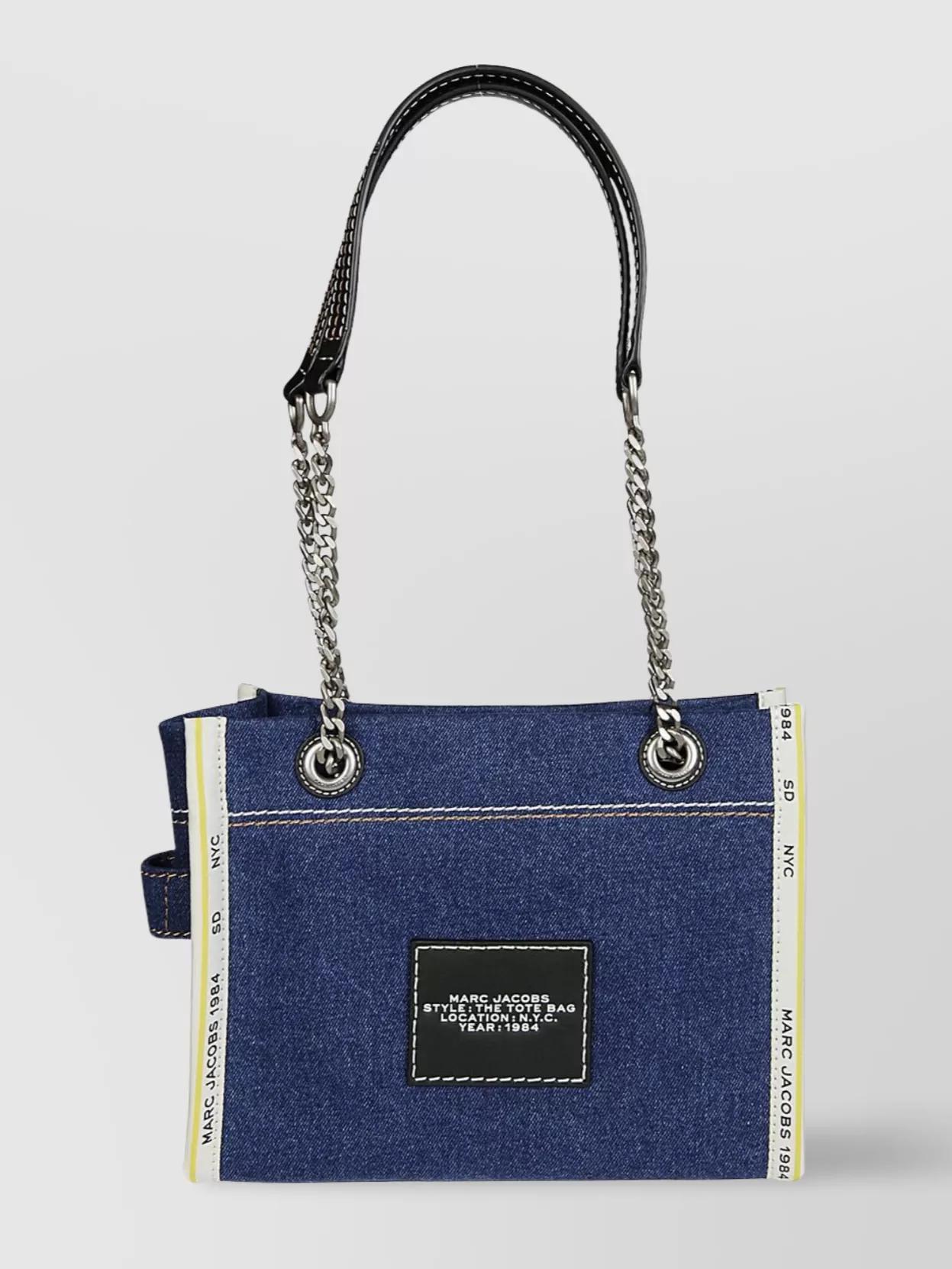 MARC JACOBS The Small Tote Tote In Blue Product Image