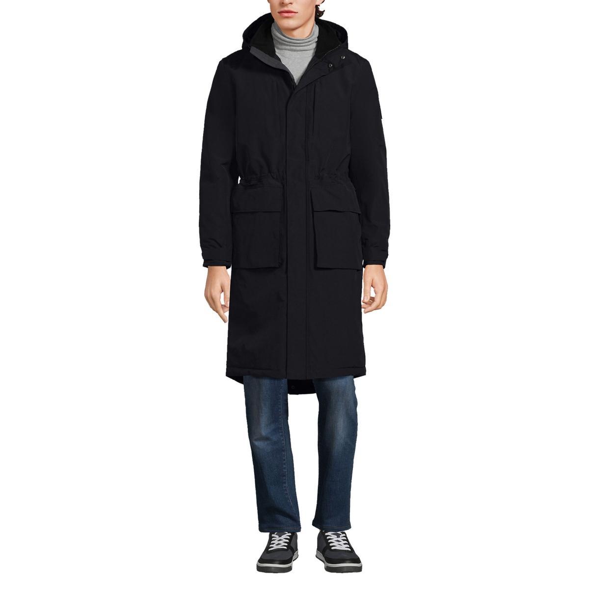 Lands End Mens Squall Waterproof Insulated Winter Stadium Coat Product Image