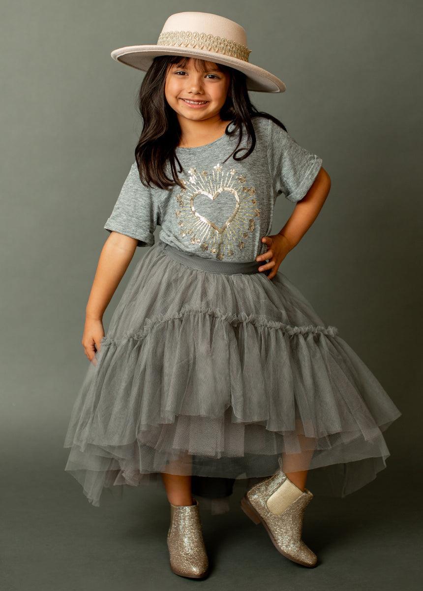 Brigitte Skirt in Gray Product Image