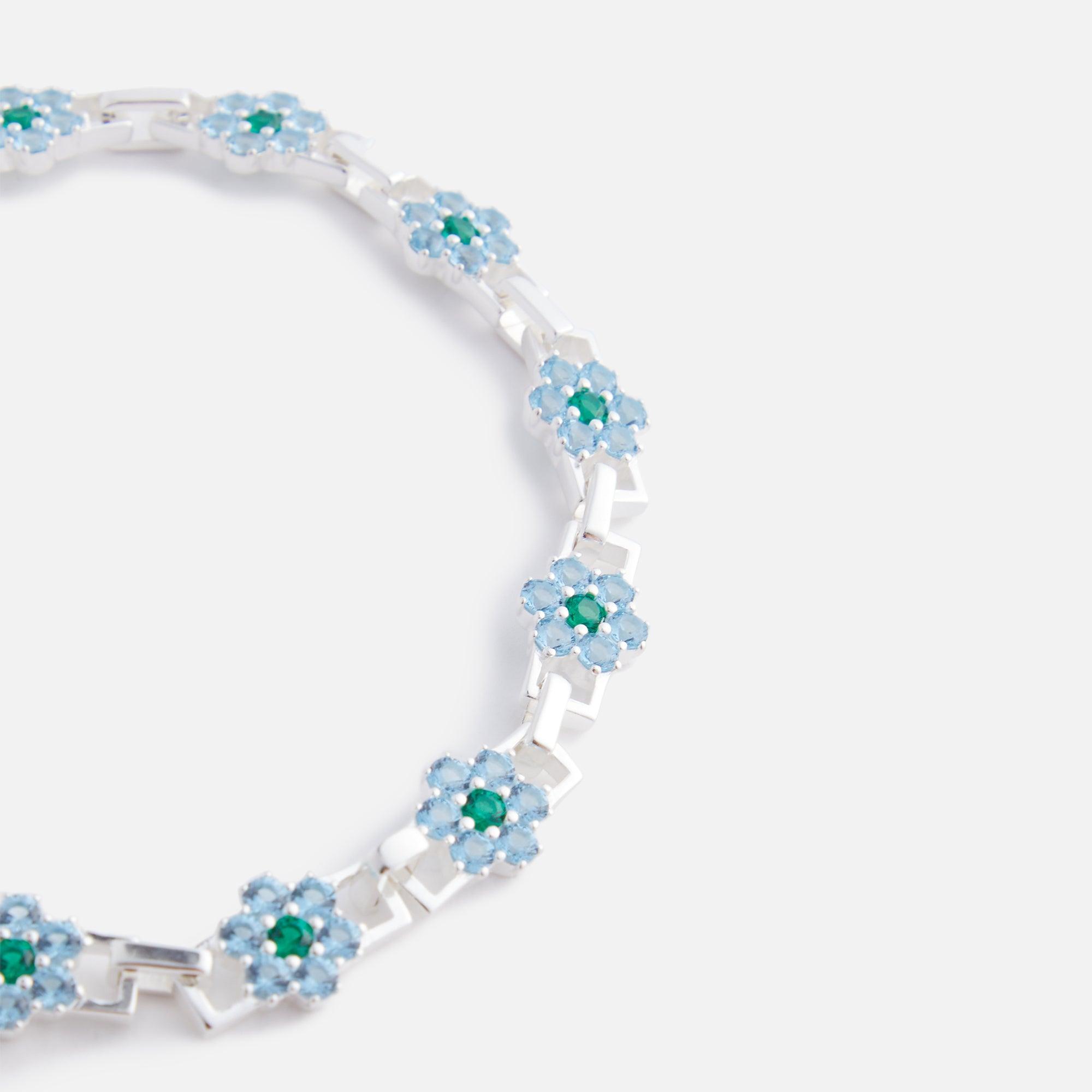 Hatton Labs Daisy Bracelet - Silver / Topaz Male Product Image