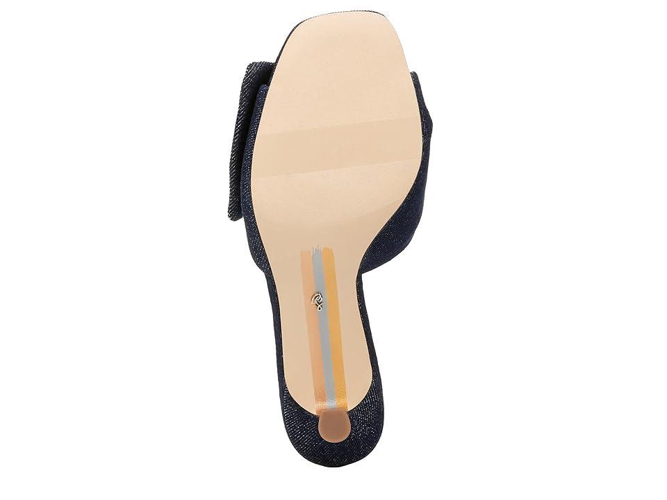 Sam Edelman Pietra Denim Buckle Detail Dress Mule Sandals Product Image