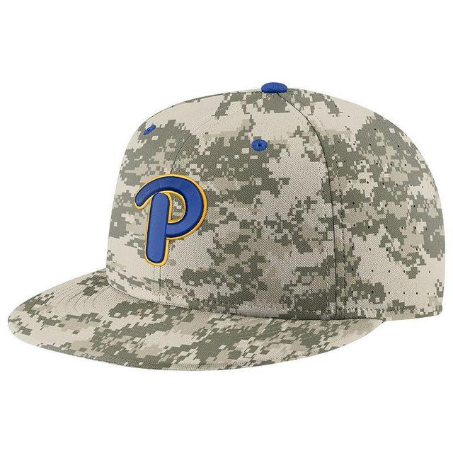 Mens Nike Camo Pitt Panthers Aero True Baseball Performance Fitted Hat Product Image