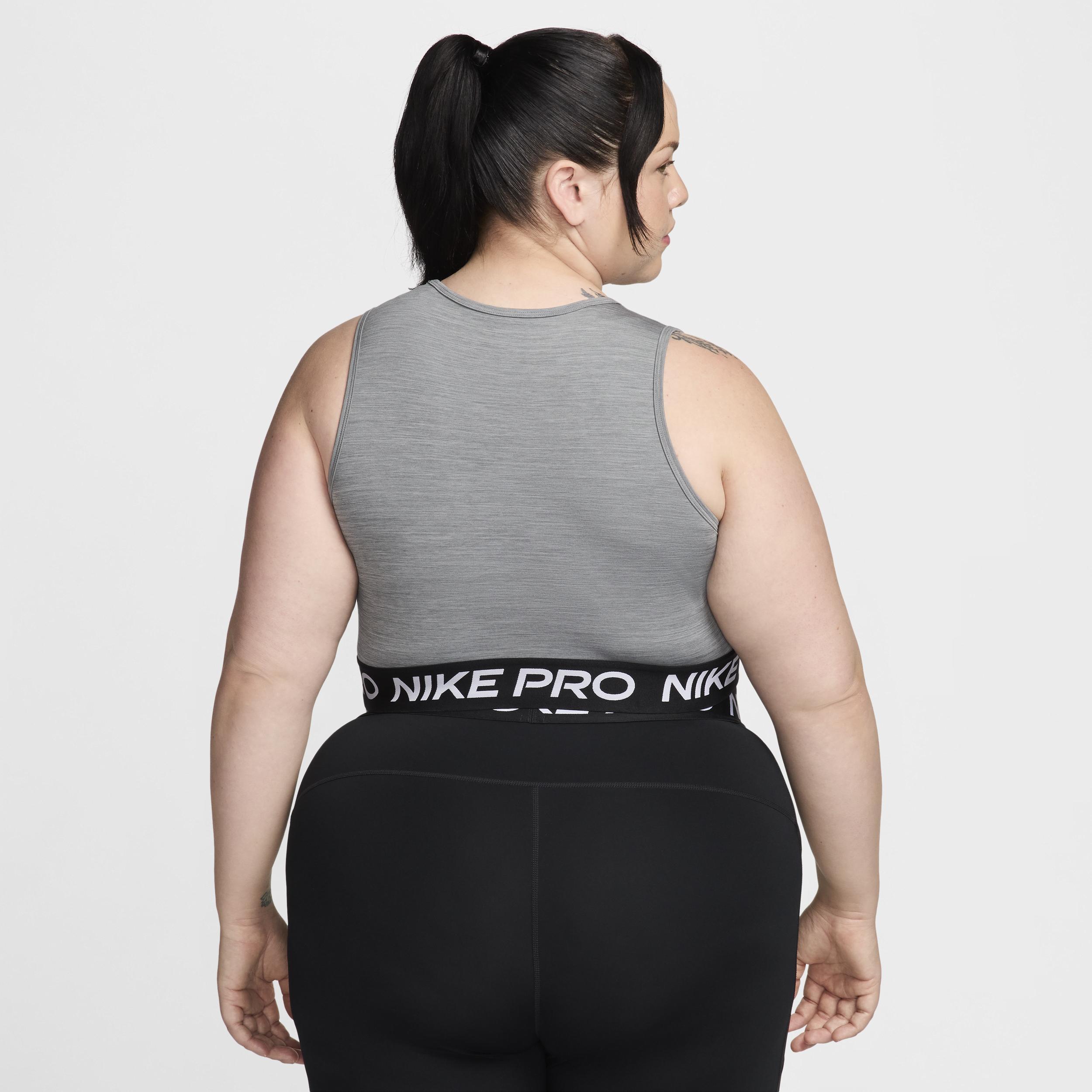 Womens Nike Pro Dri-FIT Cropped Tank Top (Plus Size) Product Image