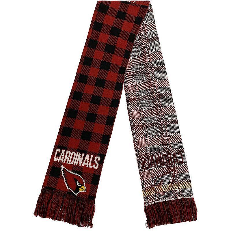 FOCO Arizona Cardinals Plaid Color Block Scarf Product Image