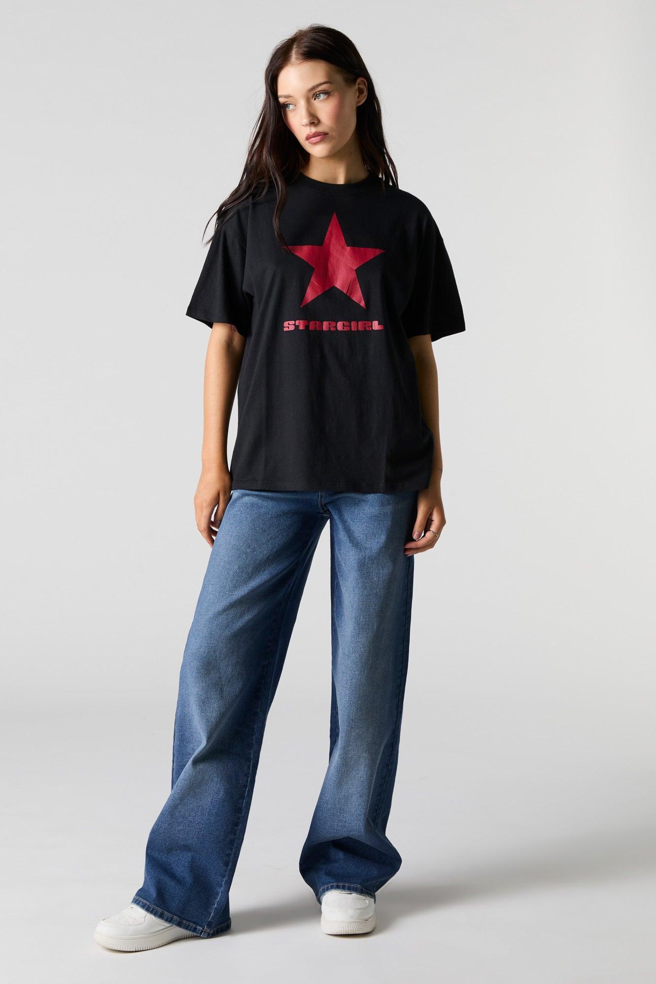 Stargirl Graphic Boyfriend T-Shirt Female Product Image