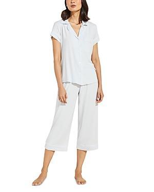 Eberjey Gisele Short Sleeve Crop Pajama Set Product Image