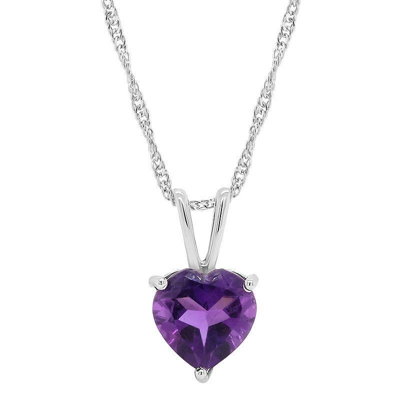 Blue Topaz (2-1/3 ct. t.w.) Pendant Necklace in Sterling Silver. Also Available in Amethyst (1-5/8 ct. t.w.) Product Image