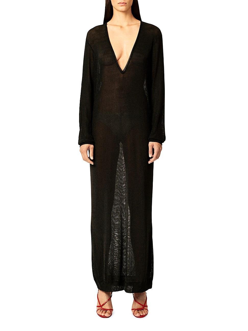 Womens The Croft Shimmer Maxi Dress Product Image