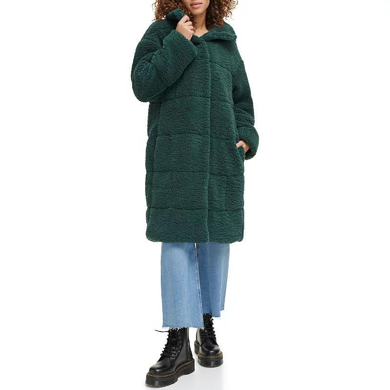 levis Quilted Fleece Long Teddy Coat Product Image