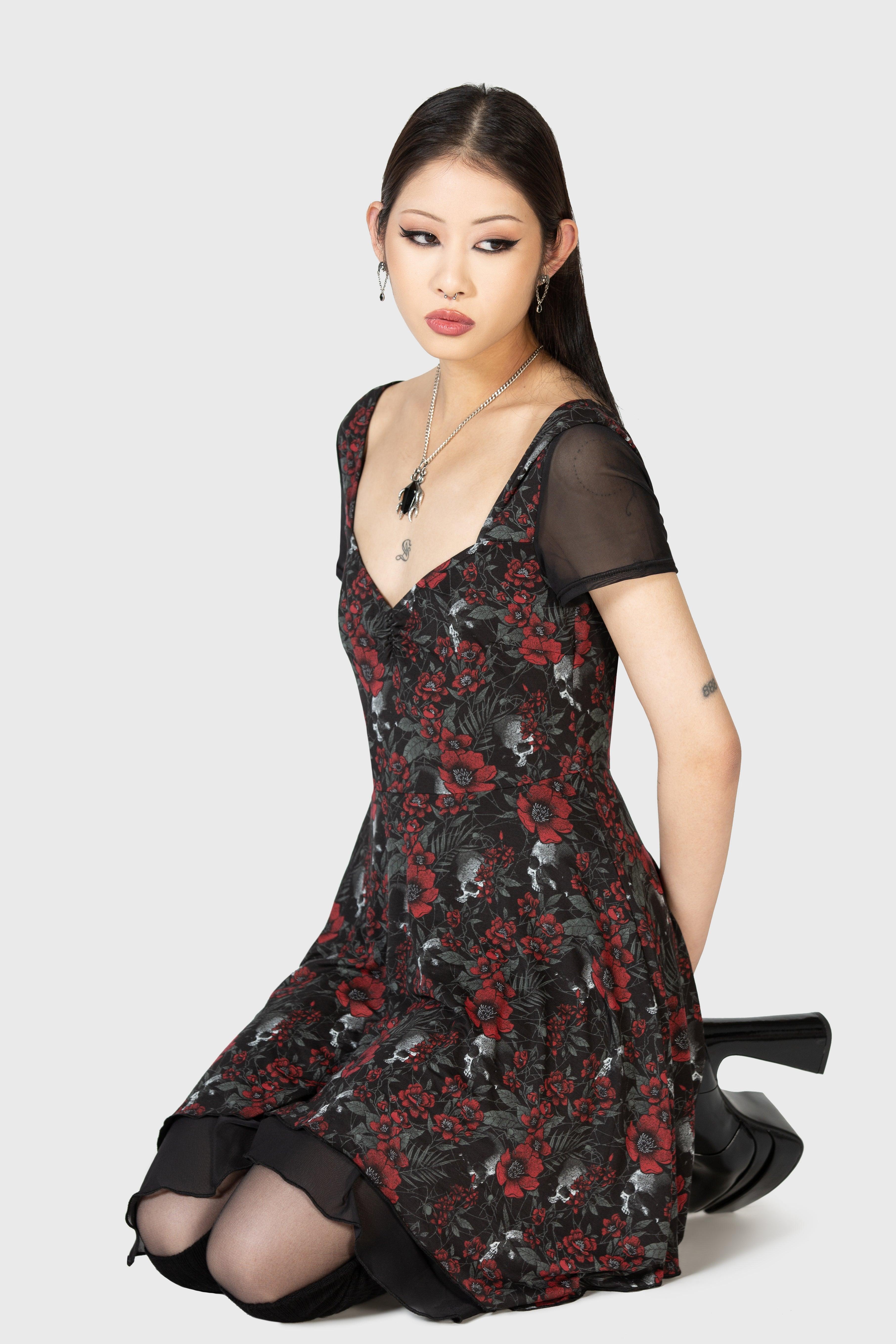 Crimson Decay Mini Dress - Resurrect Female product image