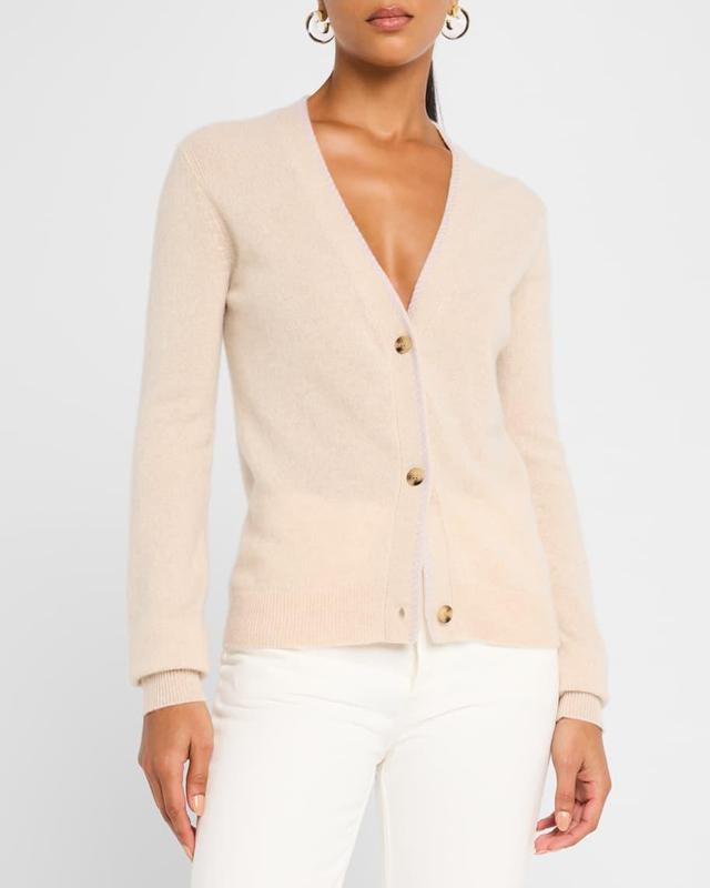 Cashmere Long-Sleeve Cardigan Product Image