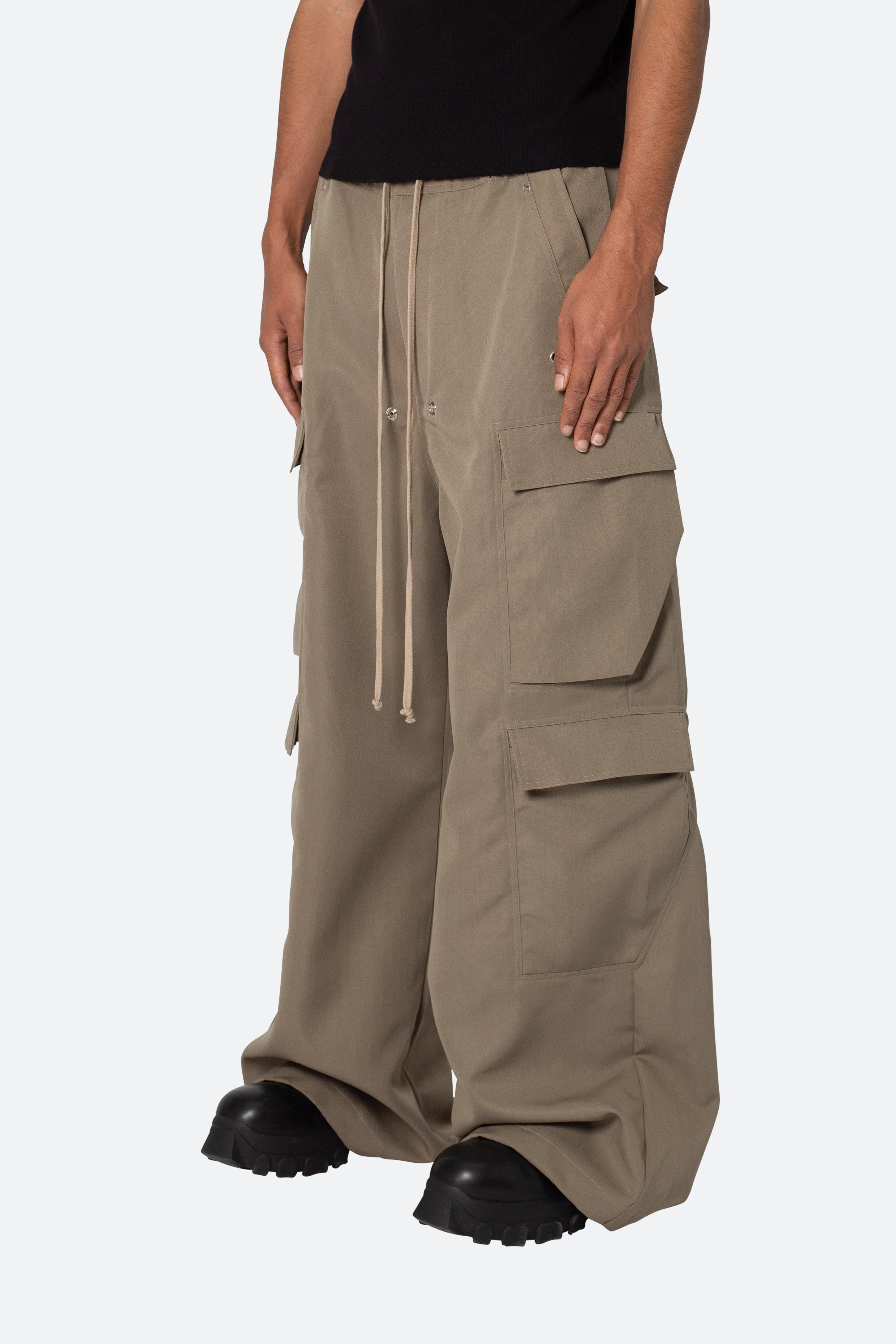 Rave Double Cargo Pants - Olive Product Image