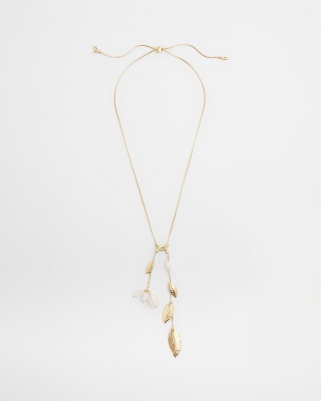 Chico's Adjustable Y-Necklace   Chico's - Gold Metallic - Women Product Image